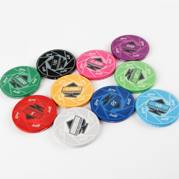 EPT Ceramics Tournament Poker Chip Set Design C (500) - Image 5