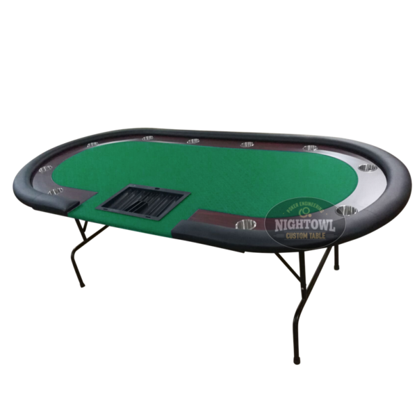 Oval Poker Table (8 Ft) with Dealer Tray - Image 3